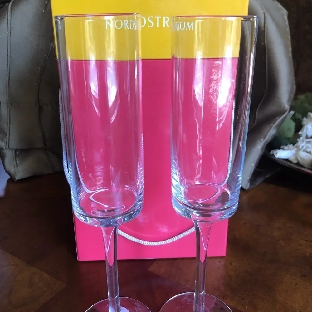 🌹 Simple and elegant Gift set of two glasses - Picture 3 of 6